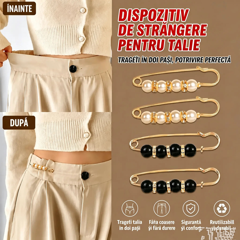 ✨【Set de 13 piese】🌸Set de broșe cu perle: pot fi folosite pentru a decora cardigane și rochii