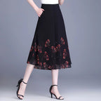 💃🔥2026 pantaloni pantaloni de vară noi de damă, din șifon subțire, tăiați casual, cu talie înaltă (40kg-90kg)