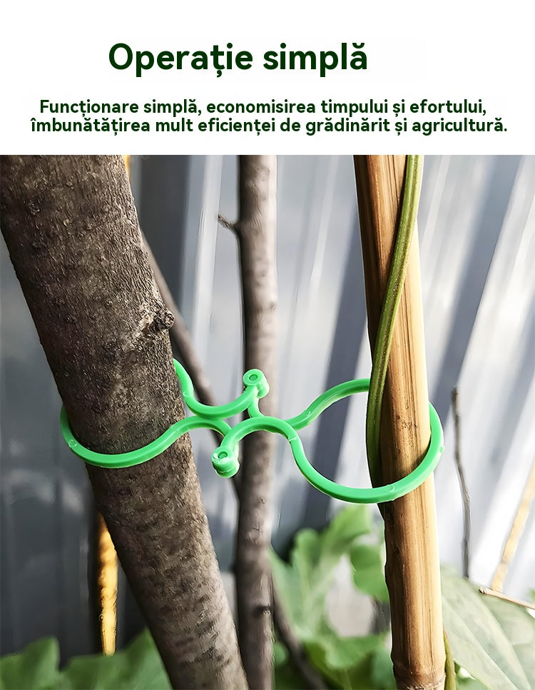 🍇【500/1000/1500/2000 bucăți】🌱Cleme fixe cu cataramă în formă de 8, potrivite pentru plante cățărătoare, grădini/grădini de legume/livezi, legături pentru viță de vie