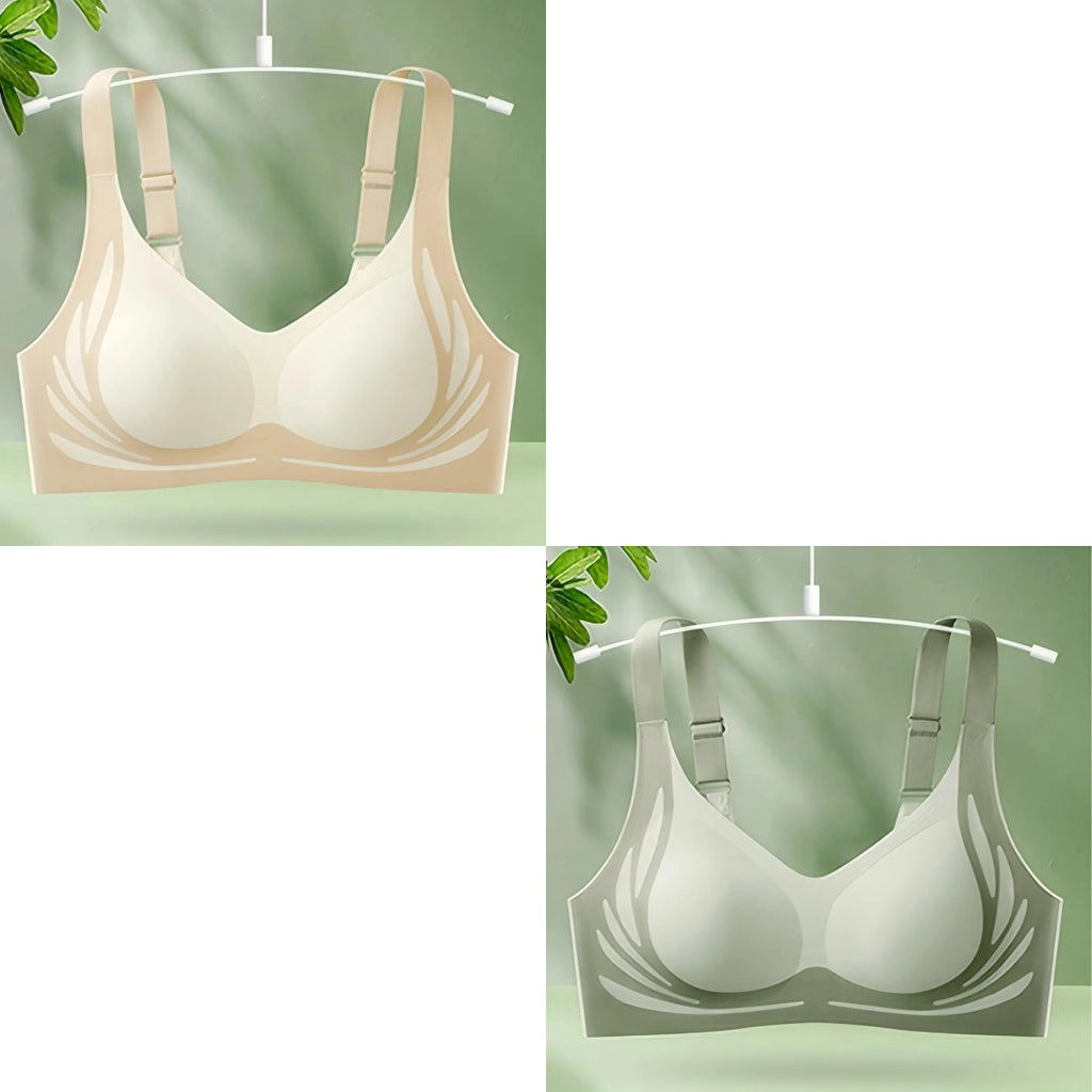 😍【Pachet de 2】Sutien pentru femei fără sârmă, dintr-o bucată❤️【40-85KG】