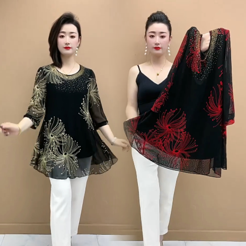 【S-4XL】Top tricou din dantelă de vară 2026