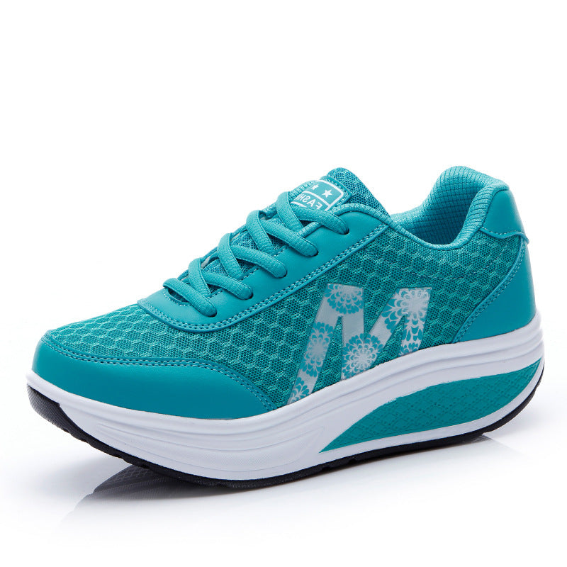 🔥👟【35-43】 2026 pantofi de damă casual cu talpă groasă din plasă de stil nou, confortabili, respirabili și anti-alunecare