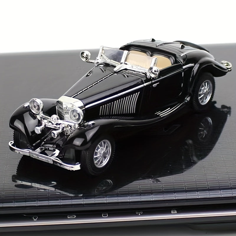 【Preț minim pentru timp limitat】1:28 Alloy Classic Car Vintage 500K Model de mașină