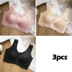 👙🔥(49% zľava)👙【3balenie】ľadová hodvábna bezšvová čipka bez drôtu