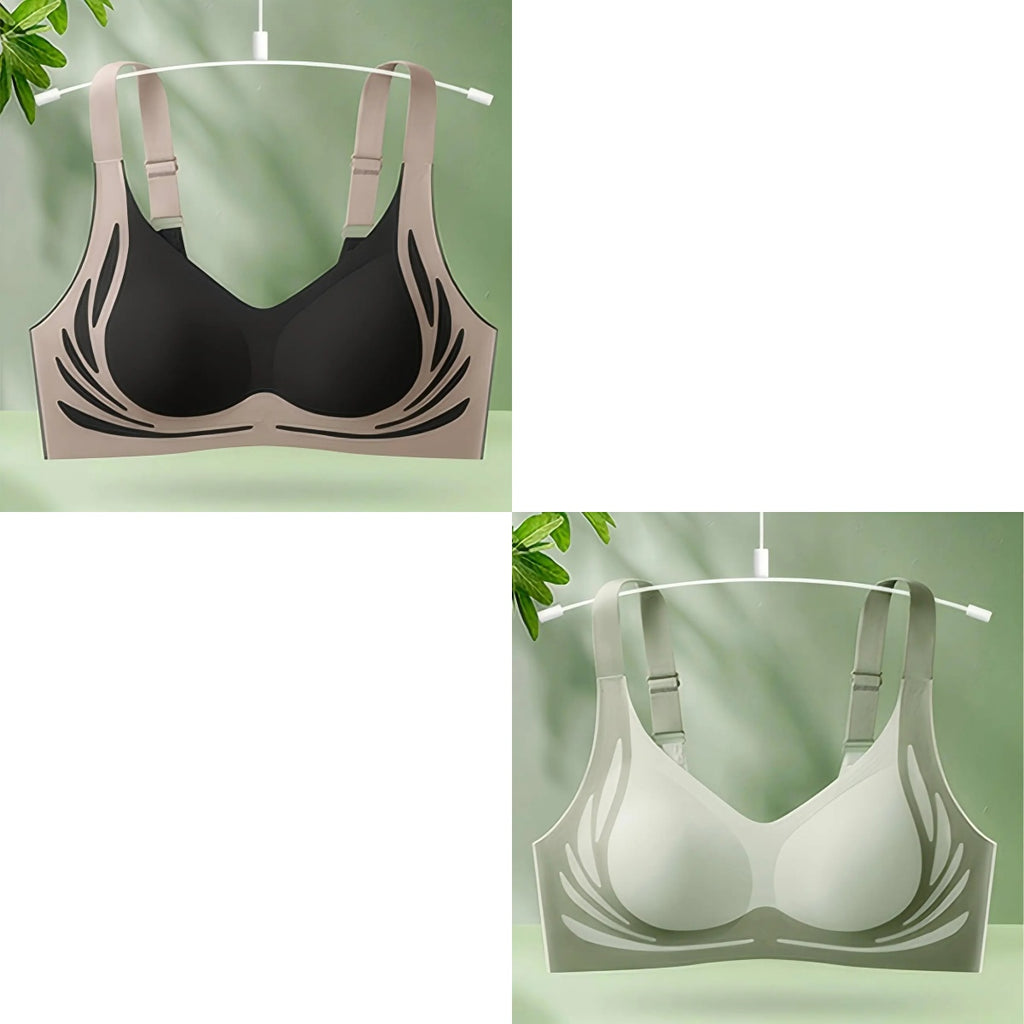 😍【Pachet de 2】Sutien pentru femei fără sârmă, dintr-o bucată❤️【40-85KG】