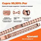 🔥【Brățară + Colier】Brățară magnetică pentru bărbați cu motiv de vultur