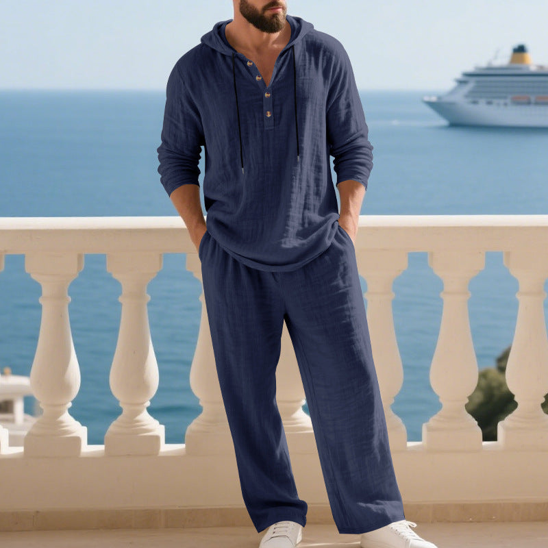 📢🔥 2026 Noul costum casual pentru bărbați, bluză + pantaloni ✅ Plată la livrare
