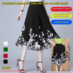 💃🔥2026 pantaloni pantaloni de vară noi de damă, din șifon subțire, tăiați casual, cu talie înaltă (40kg-90kg)