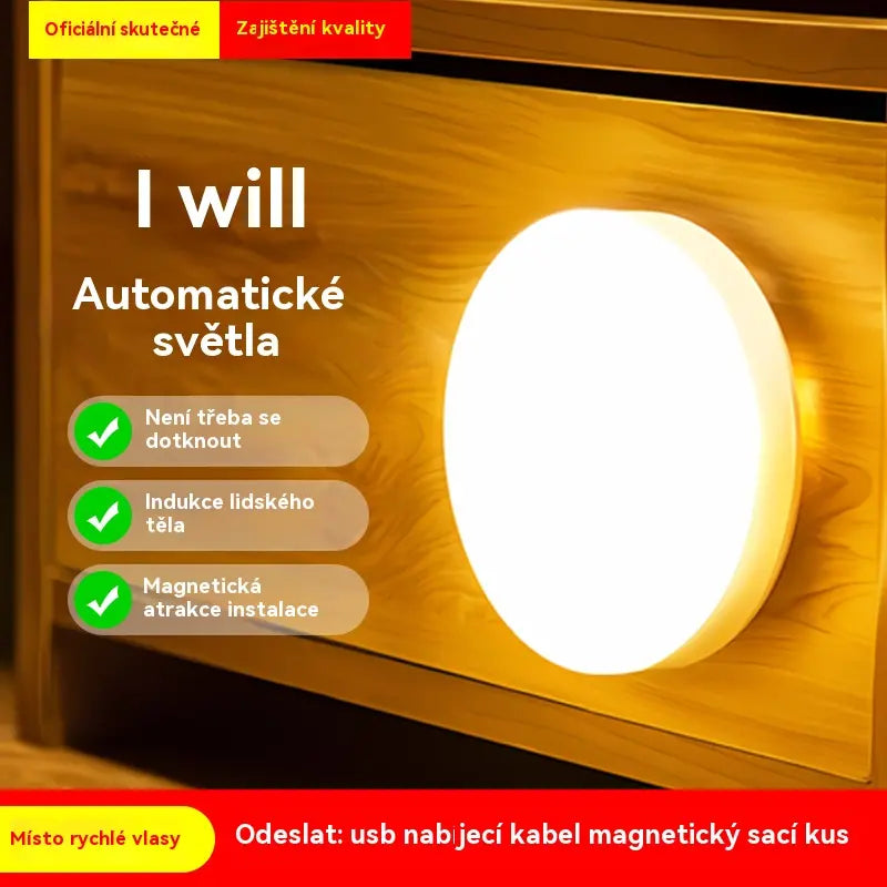 🏡💡【Cumpărați 1, primiți 1 gratis】Lampă LED inteligentă, cu senzor de mișcare, ușor de încărcat și practică