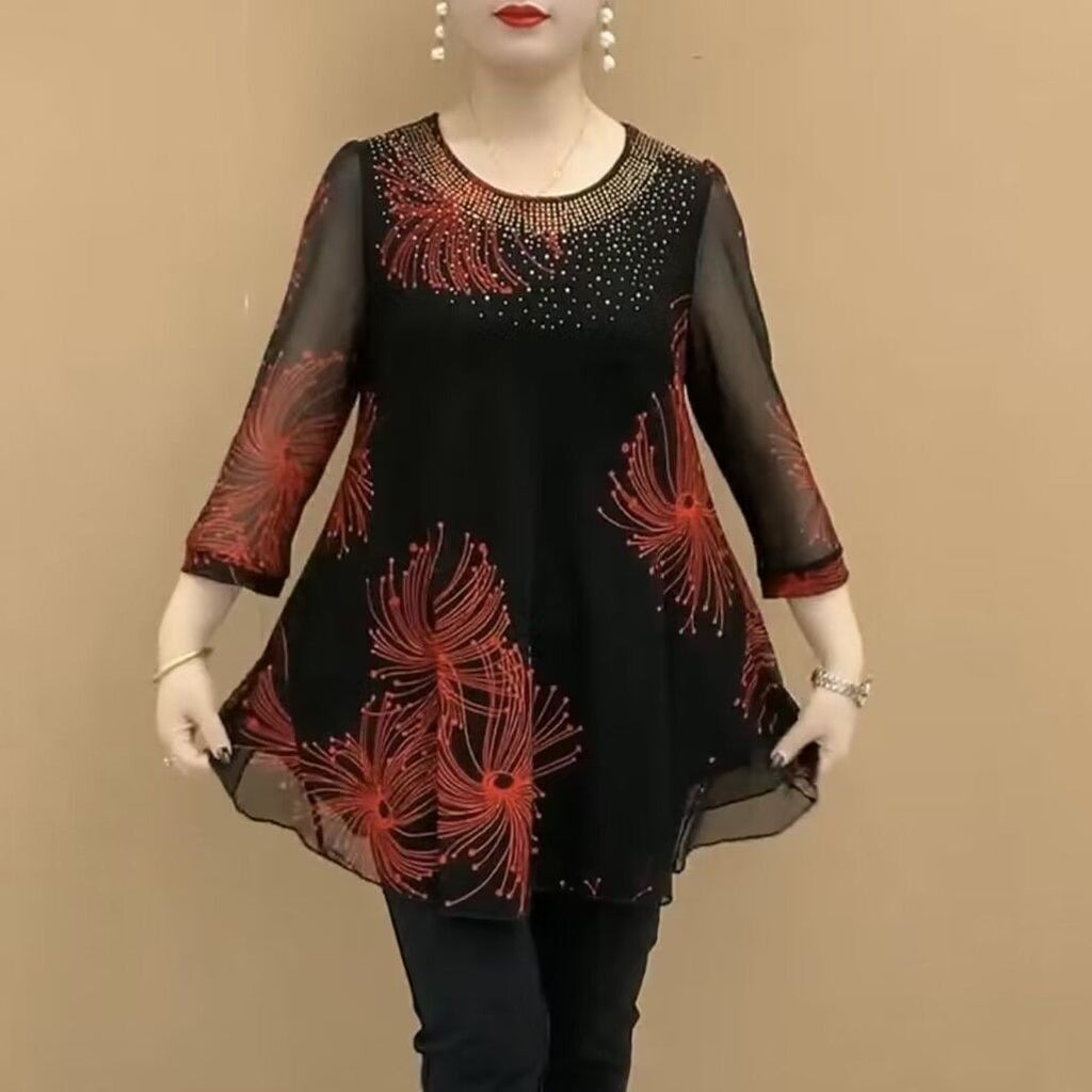 【S-4XL】Top tricou din dantelă de vară 2026