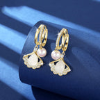 ✨【50%OFF】💖【Cumpărați 1, primiți 1 gratuit】Cat Eye Ginkgo Leaf Stud Cercei