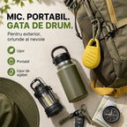 🕊️ Scapă definitiv de porumbei și păsări dăunătoare! Dispozitiv portabil cu ultrasunete pentru alungat păsările și insectele (Frecvență variabilă / Reîncărcabil USB / 3 culori)! ✨