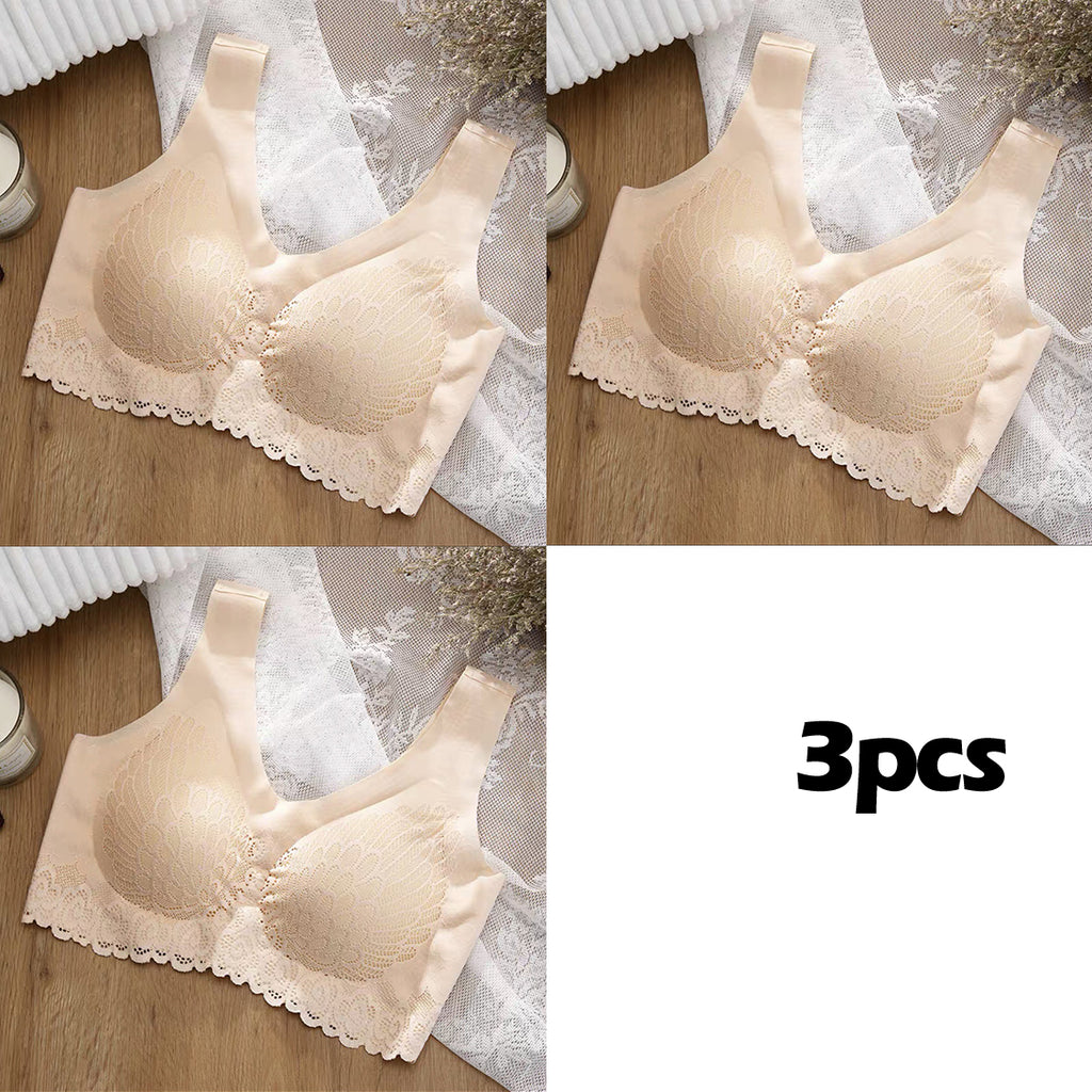 👙🔥(49% zľava)👙【3balenie】ľadová hodvábna bezšvová čipka bez drôtu