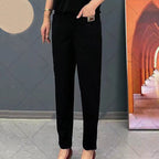 🔥【30%OFF！Livrare gratuită】🔥【M-6XL】🍃Pantaloni casual elastici respirabili cu talie înaltă pentru femei de vară