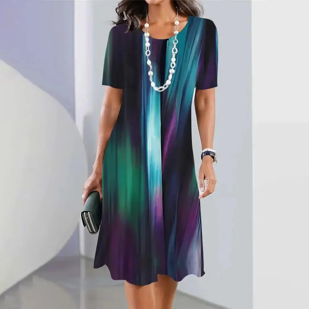 🔥🔥【S-5XL】Rochie retro elegantă cu gât rotund