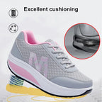 🔥👟【35-43】 2026 pantofi de damă casual cu talpă groasă din plasă de stil nou, confortabili, respirabili și anti-alunecare