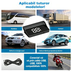 🚗 Ecran HUD pentru mașină｜Proiecție GPS HD｜Viteză în timp real și condus mai sigur