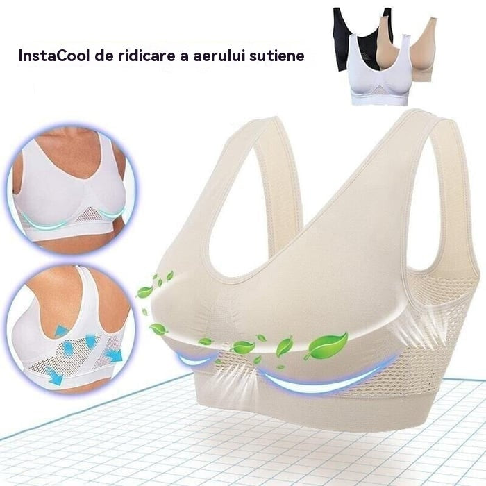 【50% OFF]🥰【Pachet de 3】Sutien respirabil și răcoros pentru mărimi mari❤️【40-120KG】