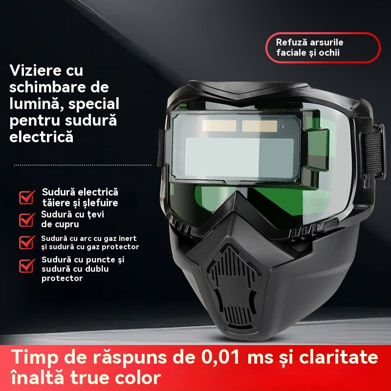 🔥⚡Cască de sudură cu întunecare automată pentru siguranța ochilor