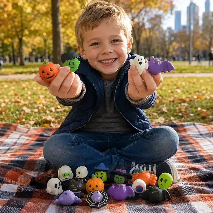 🎃Un remediu împotriva stresului sub forma unui tort cu tematică de Halloween, un tort drăguț în formă de dovleac și fantomă, care alină stresul.