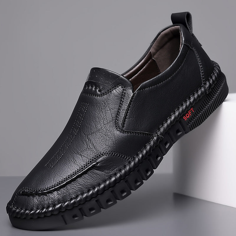 🏆Cumpărați 1 obțineți 1 gratuit👞【39-44】2026 pantofi sport casual pentru bărbați, din piele naturală, cu talpă moale, antiderapantă, respirabilă