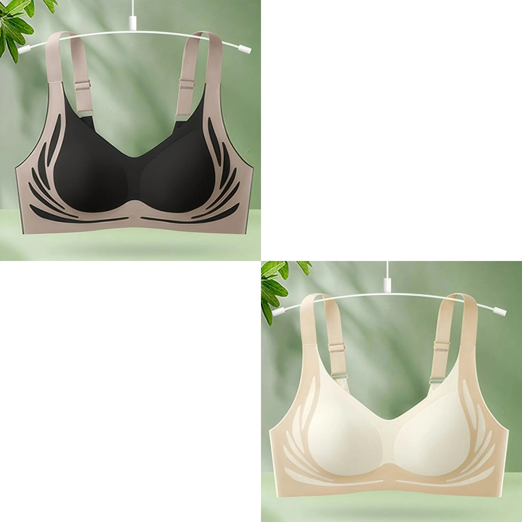 😍【Pachet de 2】Sutien pentru femei fără sârmă, dintr-o bucată❤️【40-85KG】