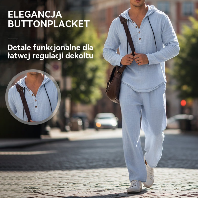 📢🔥 2026 Noul costum casual pentru bărbați, bluză + pantaloni ✅ Plată la livrare