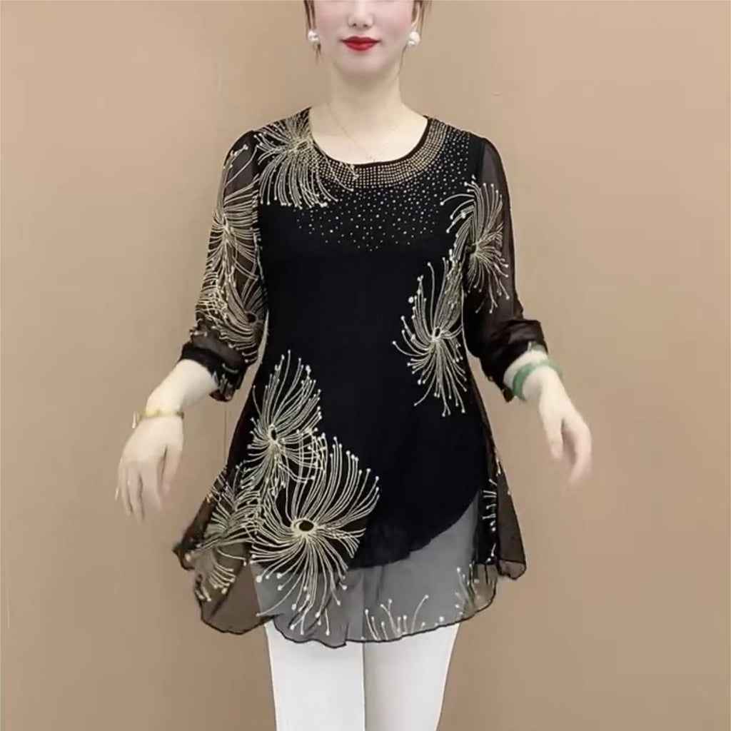 【S-4XL】Top tricou din dantelă de vară 2026