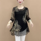 【S-4XL】Top tricou din dantelă de vară 2026