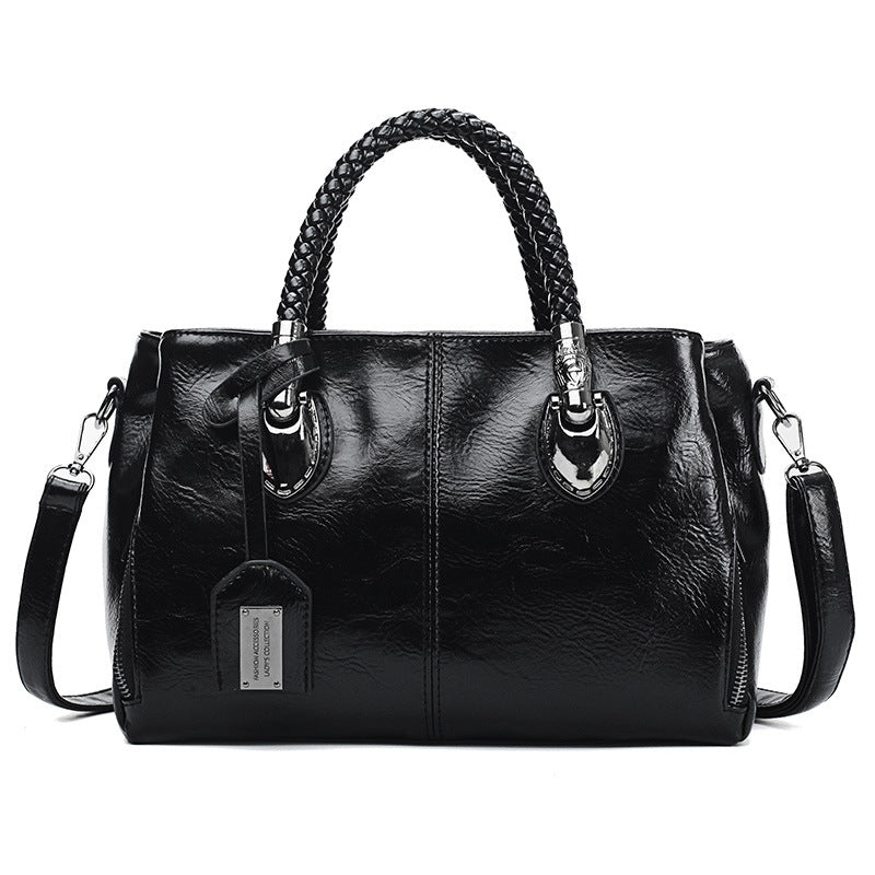 🔥50% REDUCERE🔥Geanta Boston din piele pentru femei