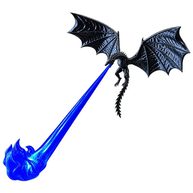 Lumină de Ambianță Dragon Flame Book Nook – Statuetă Decorativă pentru Bibliotecă cu Iluminare LED și Suflu de Flăcări 🐉🔥