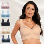 🎁💖【Cumpără 1 și primești 2 gratuit】【L–6XL】Sutien push-up fără cusături – calitate înaltă, sexy și la modă, previne căderea ✨🔥