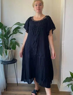 👗2026 Nouă rochie de damă largi din dantelă mărime mare