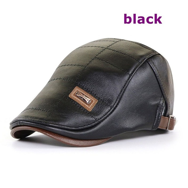 🔥【Reducere de 50%】Beretă vintage din piele de calitate premium