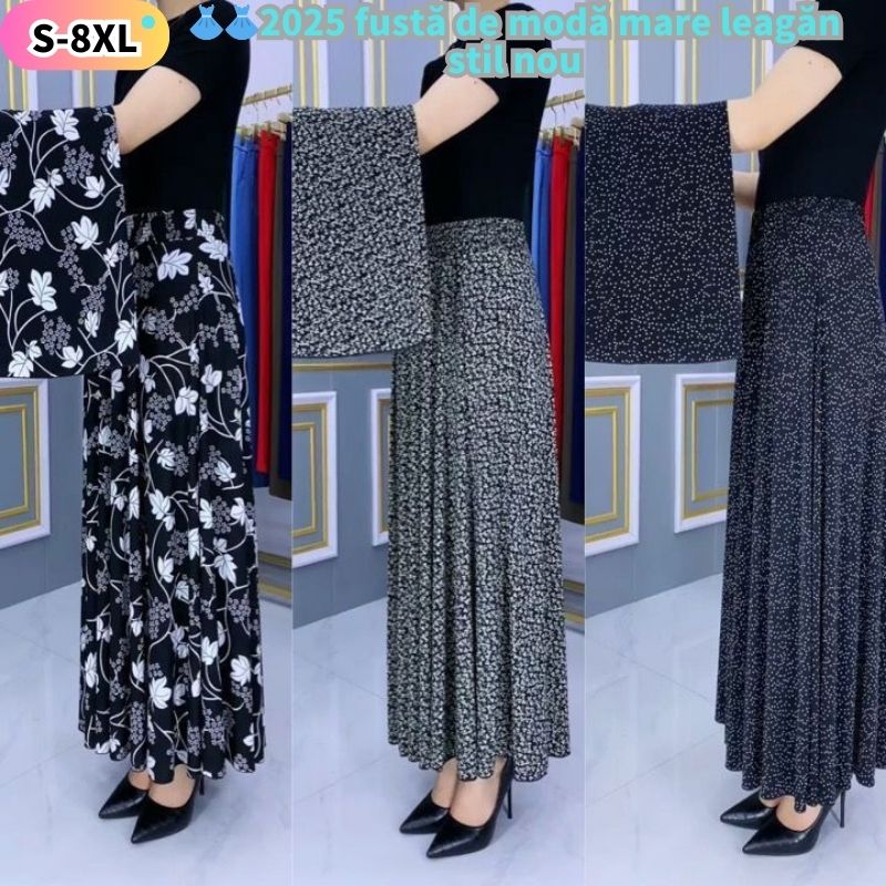 😍💃【S-8XL】Noua fustă confortabilă cu talie înaltă de vară
