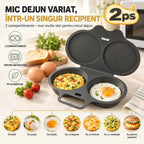 🍳🍳 Formă pentru ouă la abur/prăjite, de calitate alimentară, pentru cuptorul cu microunde [Cumpără una și primești una gratis – primești 2 bucăți] | Un mic dejun sănătos și fără ulei, gata în câteva minute 🥪