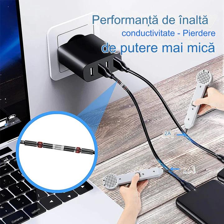 🔥🔥【100/200 bucăți】 Manșon de etanșare multifuncțional pentru repararea ruperii sârmei, kit conector de sudură termocontractabil conector de sârmă