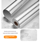 【40cm*5m】🛡️ Folie Autoadezivă din Aluminiu Detașabilă – Anti-grăsime, Rezistentă la Căldură și Ușor de Curățat