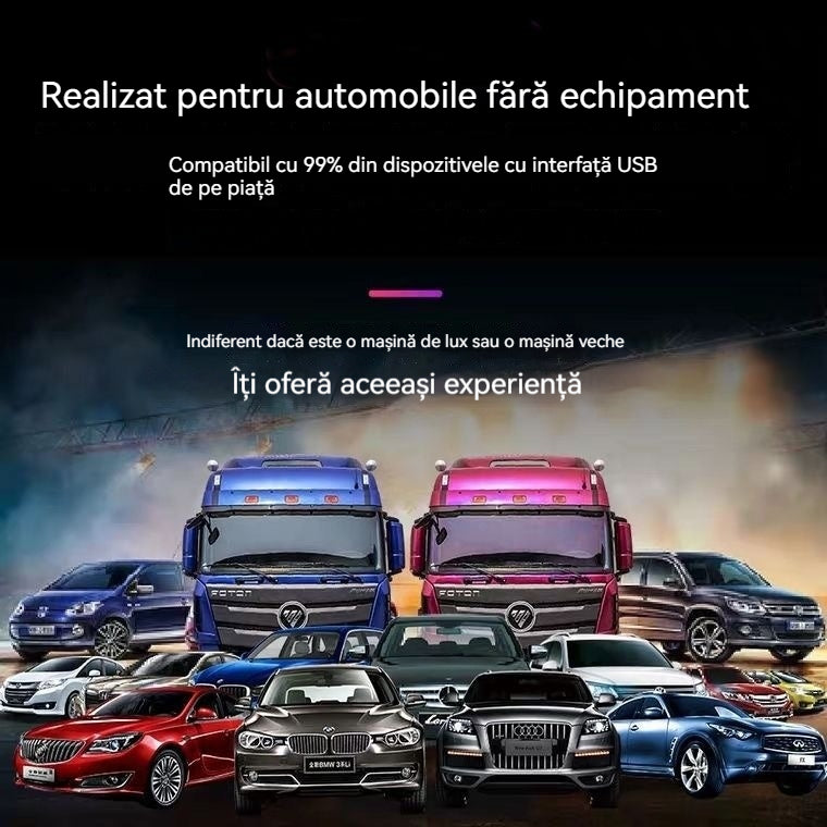 🚗🎵【Music U Disk】Vine cu 8000 de melodii, 600 MV-uri, efecte sonore 6D