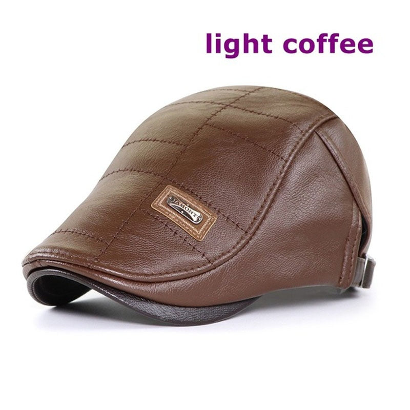 🔥【Reducere de 50%】Beretă vintage din piele de calitate premium