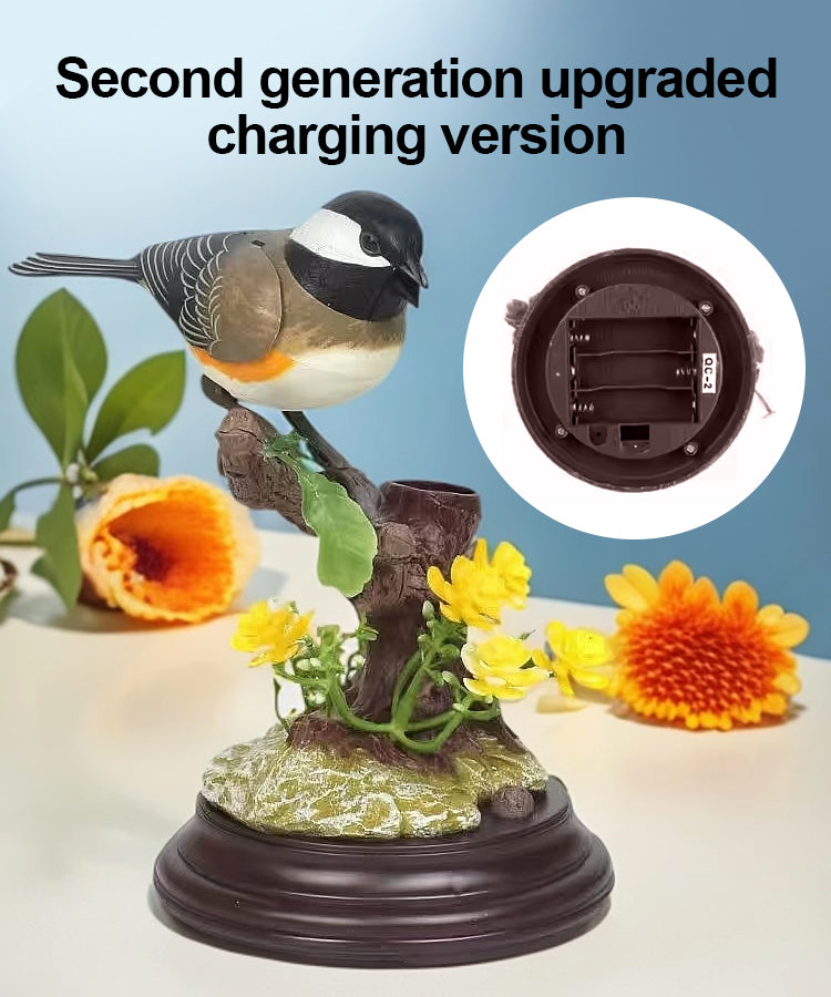 🦜🐦Simulare controlată vocal, ornamente creative drăguțe cu păsări controlate vocal, ornamente decorative pentru biroul camerei