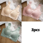 👙🔥(49% zľava)👙【3balenie】ľadová hodvábna bezšvová čipka bez drôtu