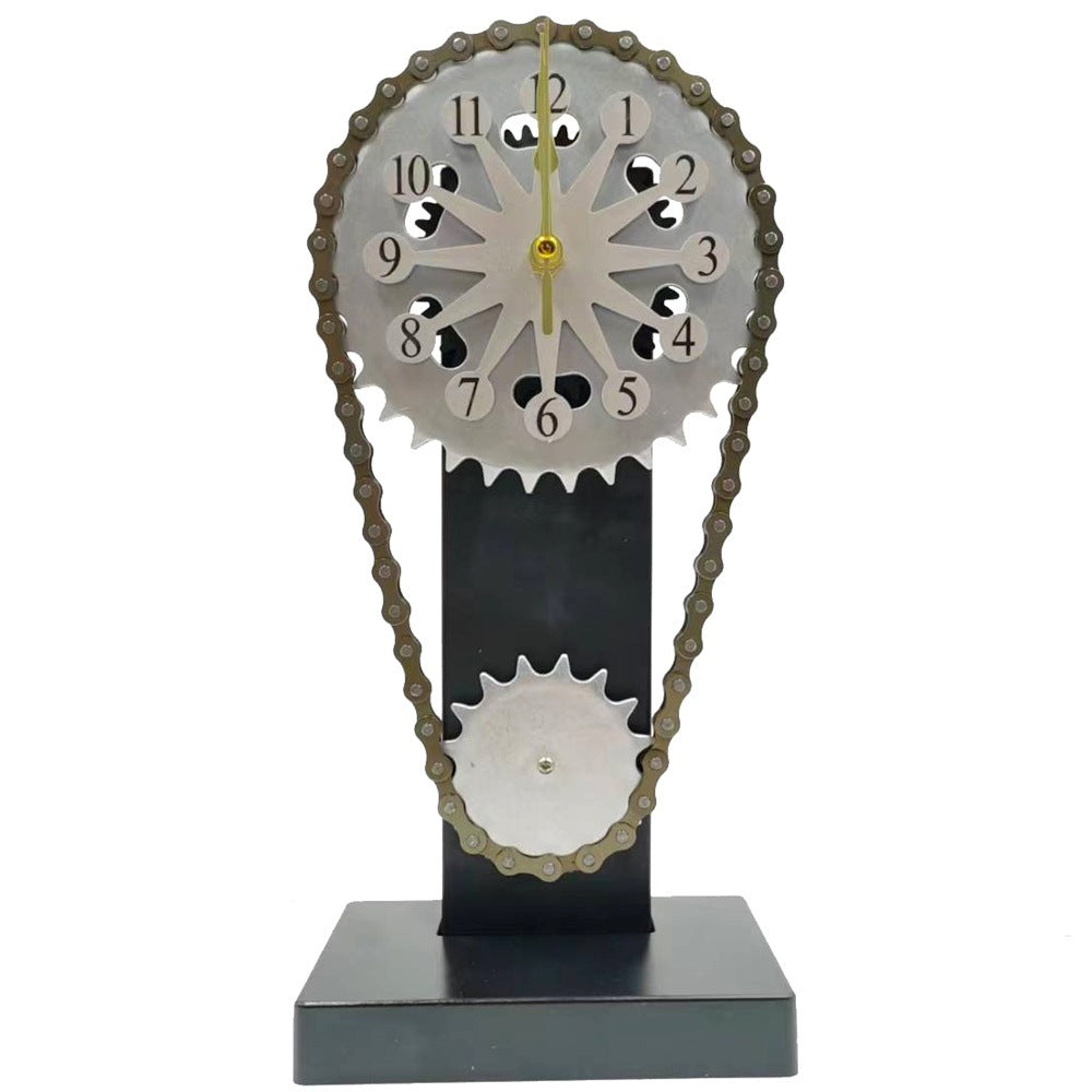 ⏰✨【Ofertă Limitată】Ceas Retro cu Roți Rotative - realizat manual de maeștri, design structural elegant!