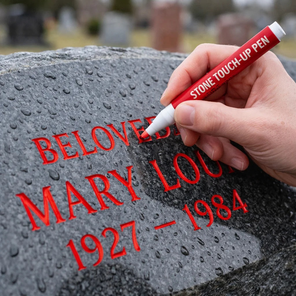 🐦【Cumpără unul, al doilea gratuit】【2 bucăți】Marker auriu pentru pietre funerare, destinat refacerii inscripțiilor decolorate