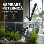 🐠Aparat electric de curățare a substratului din acvariu, cu lungimea furtunului reglabilă pentru o curățare ușoară – potrivit pentru toate acvariile🧹🐟