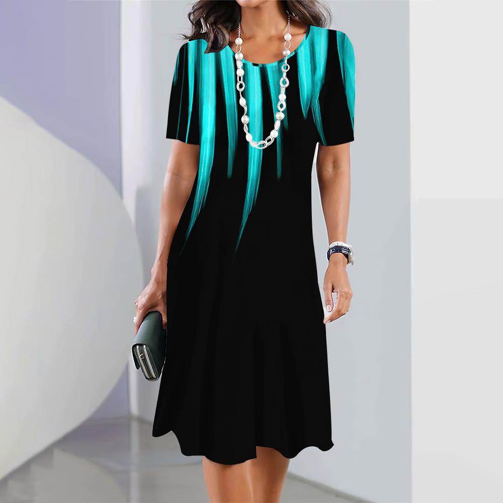 🔥🔥【S-5XL】Rochie retro elegantă cu gât rotund