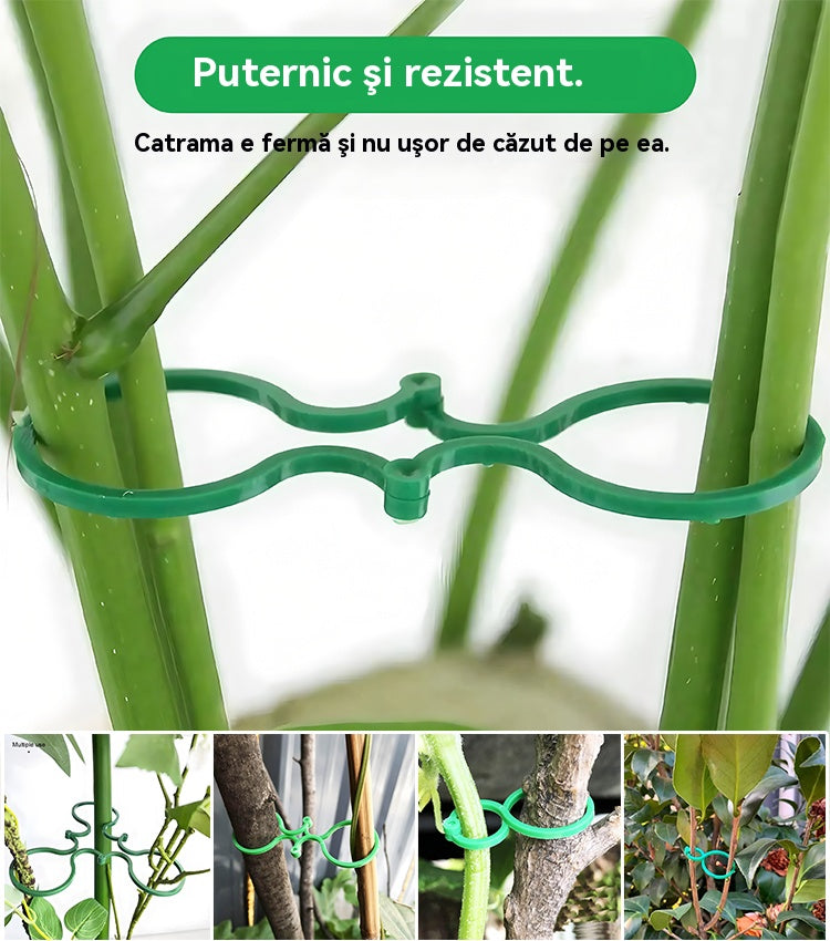 🍇【500/1000/1500/2000 bucăți】🌱Cleme fixe cu cataramă în formă de 8, potrivite pentru plante cățărătoare, grădini/grădini de legume/livezi, legături pentru viță de vie