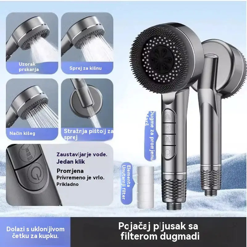 🔥【Promoție – Reducere de până la 50%】🚿🛁Cap de duș puternic, set de cap de duș pentru baie