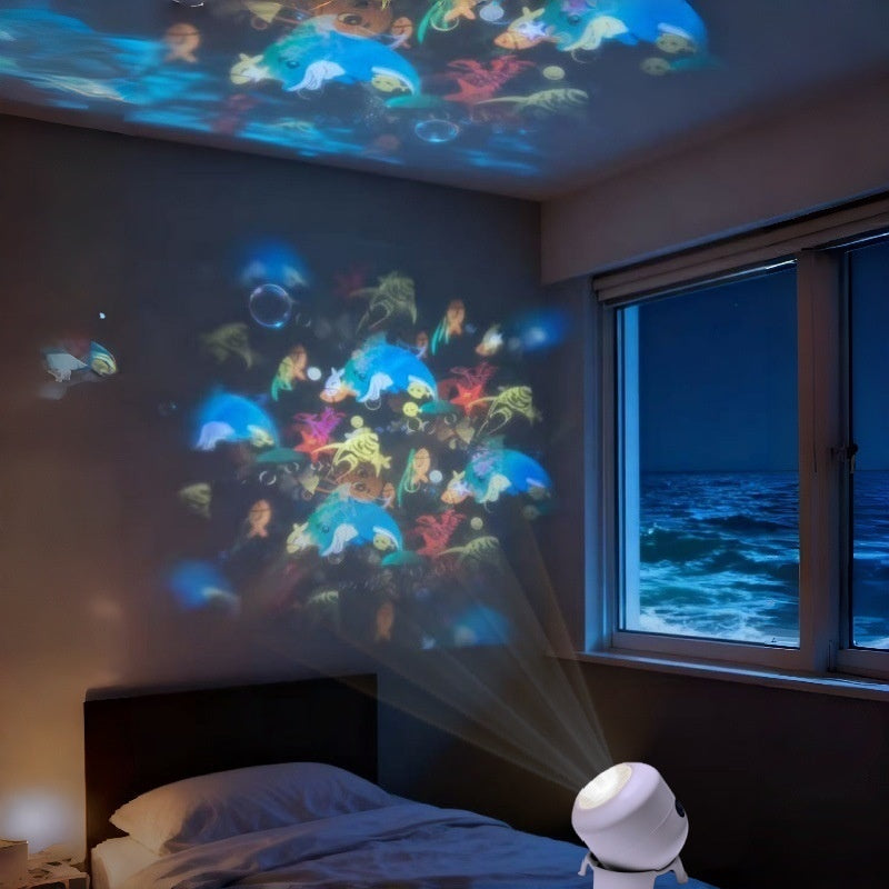 🔥Best-seller 【Reducere de 50%】🌊Proiector LED rotativ dinamic