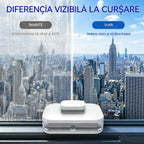 ⚡ Ștergător magnetic de geamuri: suprafață de curățare cu 30 % mai mare. Bureți dubli de curățare + spatulă: rezultate perfecte dintr-o singură trecere! 🧊🌀